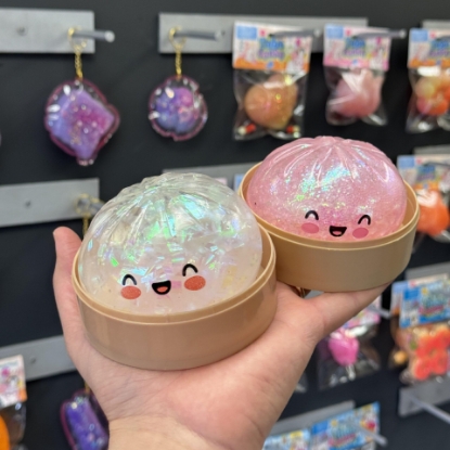 Picture of Glitter Dumpling Squishy – Sparkling Stress Relief & Sensory Fidget Toy