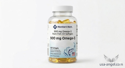 Picture of Member’s Mark 900 mg Omega-3 from Fish Oil Softgels – Heart, Brain & Eye Health Support (150 ct.)