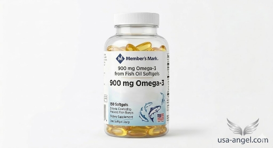 Picture of Member’s Mark 900 mg Omega-3 from Fish Oil Softgels – Heart, Brain & Eye Health Support (150 ct.)