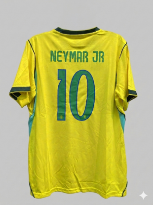 Picture of Brazil 2026 World Cup Home Replica Jersey – Neymar Jr #10