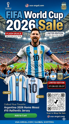 Argentina 2026 Home Messi #10 Authentic Jersey