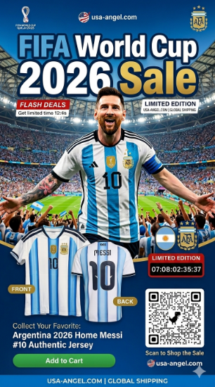Argentina 2026 Home Messi #10 Authentic Jersey