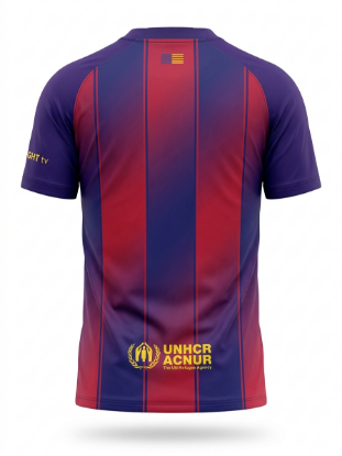 Replica UCL Men's Authentic FC Barcelona 25/26 Home Jersey BACK