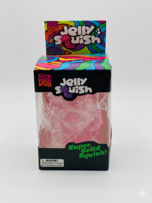 NeeDoh Jelly Squish Super Solid Jellyfish Squishy Toy