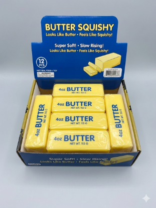 Premium Squeeze Butter Squishy Toy – Ultra-Soft Slow Rising Stress Relief Fidget