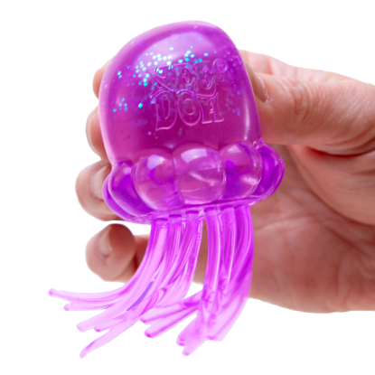 NeeDoh Jelly Squish Super Solid Jellyfish Squishy