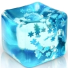 Snowflake Ice Super Solid Squish Cube Squeeze Ball