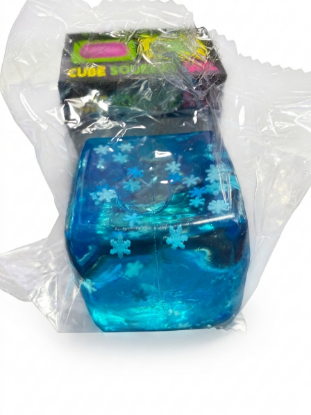 Snowflake Ice Super Solid Squish Cube Squeeze Ball