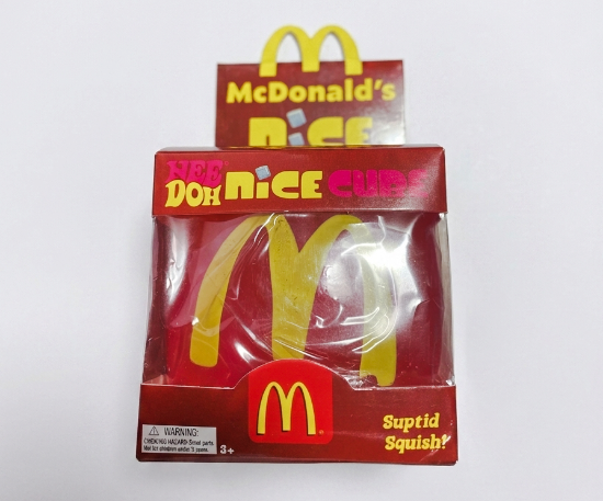 NeeDoh McDonald's Nice Cube Super Solid Squish Fidget Toy