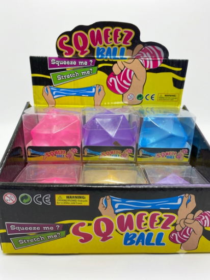 Premium Diamond Squish Squeeze Ball – Stress Relief Sensory Toy