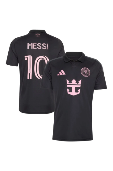 Men's adidas Lionel Messi Black Inter Miami CF 2026 Presagio Replica Jersey