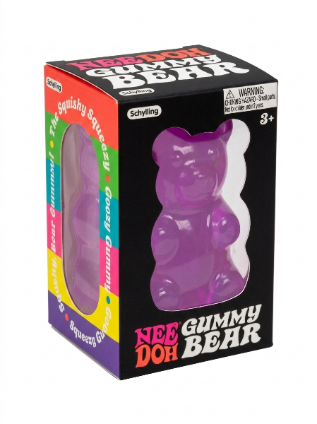 Schylling NeeDoh Gummy Bear Squishy Sensory Fidget Toy