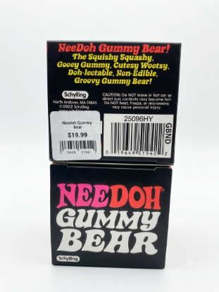 Schylling NeeDoh Gummy Bear Squishy Sensory Fidget Toy