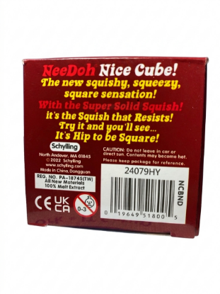 Schylling NeeDoh Dr Pepper Nice Cube - Super Solid Squish Fidget Toy