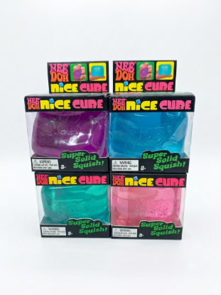 Schylling NeeDoh Nice Cube - Super Solid Squish Fidget Toy