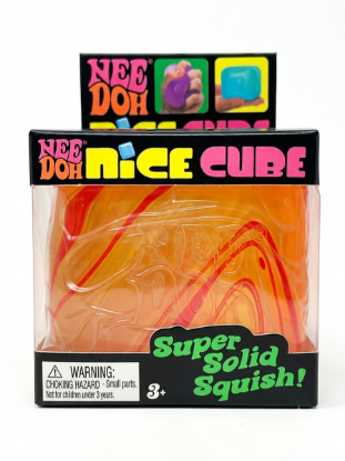 Schylling NeeDoh Nice Cube Swirl - Super Solid Squish Fidget Toy