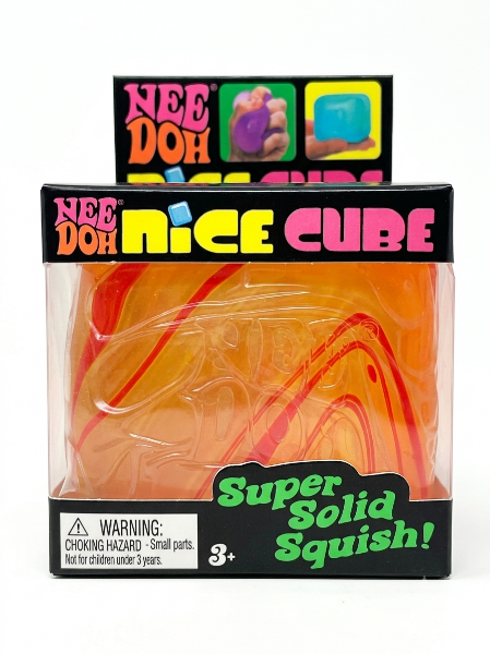 Schylling NeeDoh Nice Cube Swirl - Super Solid Squish Fidget Toy