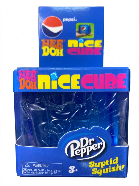 Schylling NeeDoh Pepsi Nice Cube - Super Solid Squish Fidget Toy