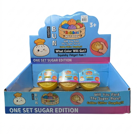 Squishy Bun Dumpling Mystery Sugar Mini Edition Fidget Toy