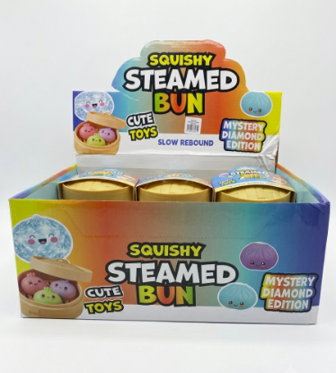 Squishy Bun Dumpling Mystery Fidget Toy – Slow Rebound Diamond Edition