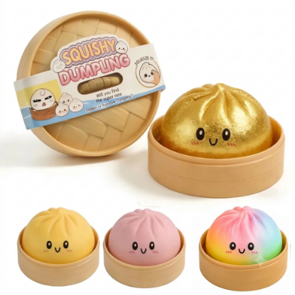 Squishy Bun Dumpling Mystery Sensory Fidget Toy