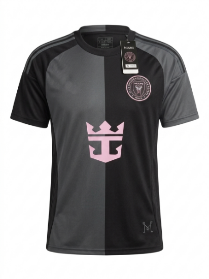 Inter Miami CF 2025/26 Men's Authentic Away Jersey - MESSI #10 Black