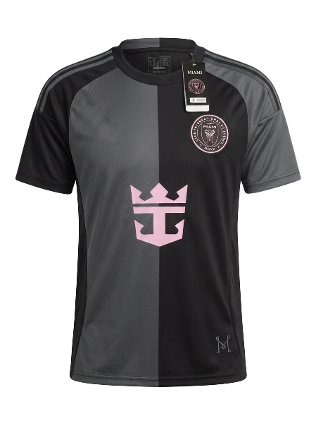 Inter Miami CF 2025/26 Men's Authentic Away Jersey - MESSI #10 Black