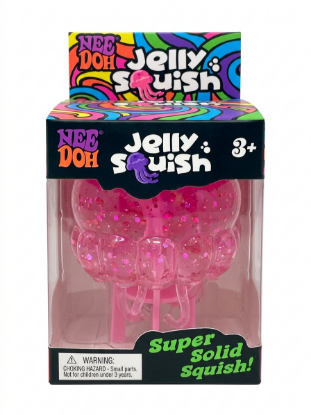 NeeDoh Jelly Squish Super Solid Jellyfish Squishy