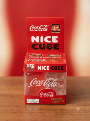 Picture of Schylling NeeDoh Coca-Cola Nice Cube – Super Solid Squish Limited Edition Sensory Toy