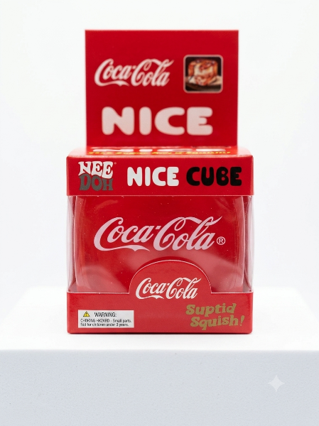 Picture of Schylling NeeDoh Coca-Cola Nice Cube – Super Solid Squish Limited Edition Sensory Toy