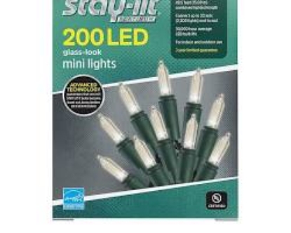 Picture of Sylvania Staylit Warm White Glass-Look LED Lights, 200 ct. – Energy Star Certified Holiday String Lights