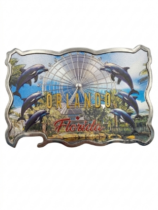 Picture of Orlando, Florida Sea Life Theme Bottle Opener Magnet – 2-in-1 Souvenir Refrigerator Magnet