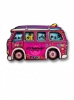Picture of Orlando, Florida Peace Car Wooden Magnet – Laser-Cut Vintage Bus Souvenir Refrigerator Magnet