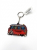 Picture of Orlando, Florida Peace Car Wooden Keychain – Laser-Cut Vintage Bus Souvenir Key Ring