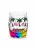 Picture of Orlando, Florida Palm Tree Rainbow Shot Glass (2 oz) – Vibrant Tropical Souvenir Barware