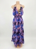 Picture of Florida Tropical Palm Floral Beach Sundress – Breezy Summer Vacation Cover-Up Dress