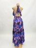 Picture of Florida Tropical Palm Floral Beach Sundress – Breezy Summer Vacation Cover-Up Dress