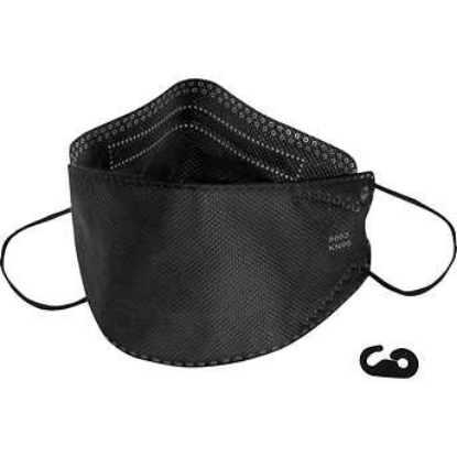 NEW Rorze Flex Fold KN95 Respirator Face Mask Single Use One Size Black 50 ct