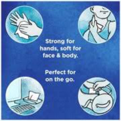 Kleenex Germ Removal Wet Wipes Flip-Top 48 ct. 8 pk.